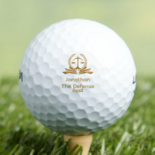 Pelotas De Golf Abogado defensor retirado divertido