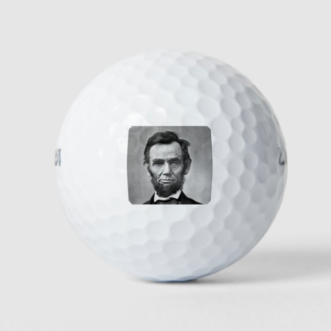 Pelotas De Golf Abraham Lincoln (Anverso)