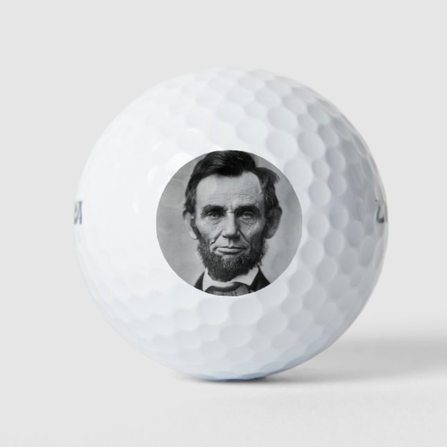 Pelotas De Golf Abraham Lincoln (Anverso)