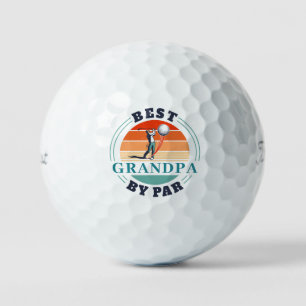 Pelotas De Golf Abuelos Día Retro Personalizado Abuelo
