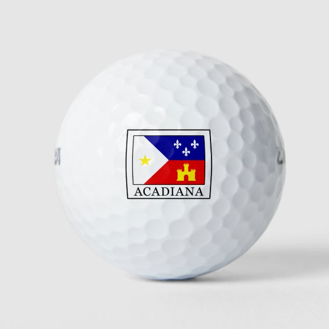 Pelotas De Golf Acadiana (Anverso)