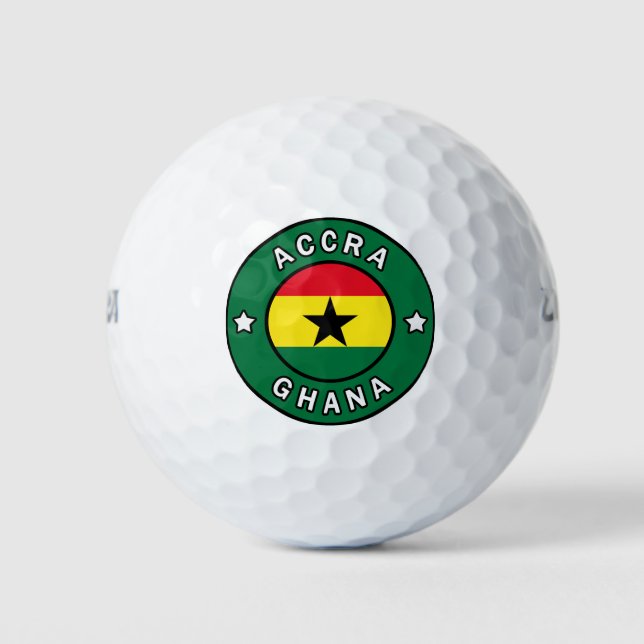 Pelotas De Golf Accra Ghana (Anverso)