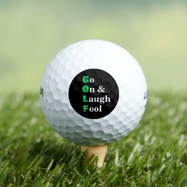 Pelotas De Golf Acrónimo divertido de golf (Camiseta in situ)