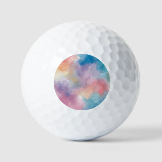 Pelotas De Golf Acuarela 