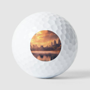 Pelotas De Golf acuarela Angkor Wat