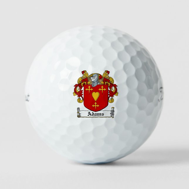 Pelotas De Golf Adams Escudo de Armas (Anverso)