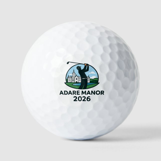 Pelotas De Golf Adare Manor 2026 (Anverso)