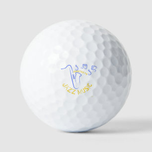 Pelotas De Golf Adicto a la música de jazz