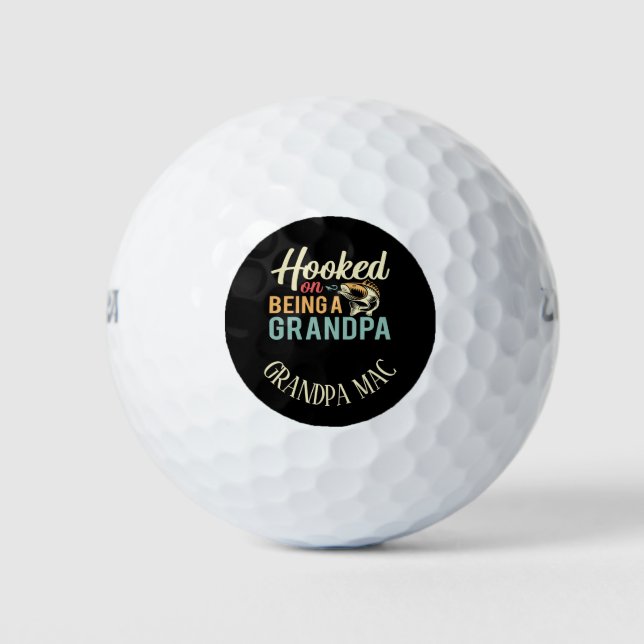 Pelotas De Golf Adicto a ser abuelo (Anverso)