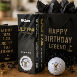 Pelotas De Golf Adorable cachorro Corgi Humor descarado 'Bésame mi