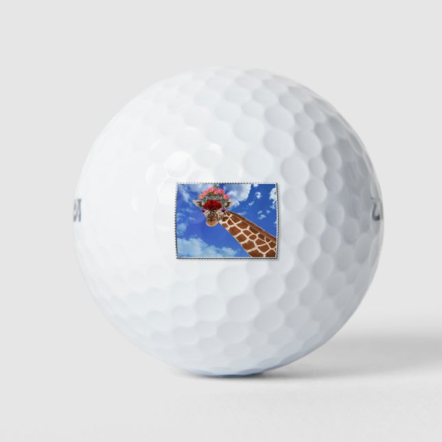 Pelotas De Golf Adorable "Missy Giraffe" (Anverso)