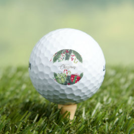 Pelotas De Golf Adornos de regalos para árbol de Navidad alegre