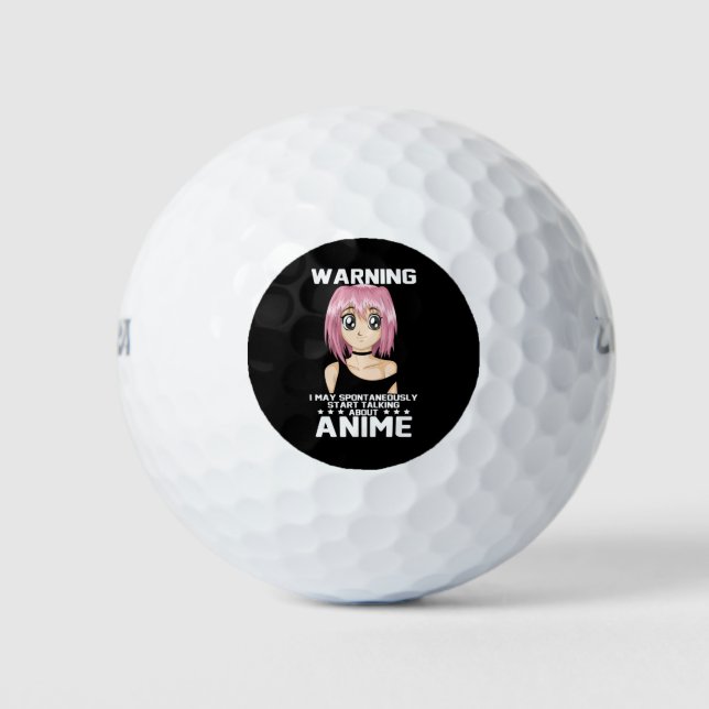 Pelotas De Golf advertencia puede comenzar a hablar de anime (Anverso)