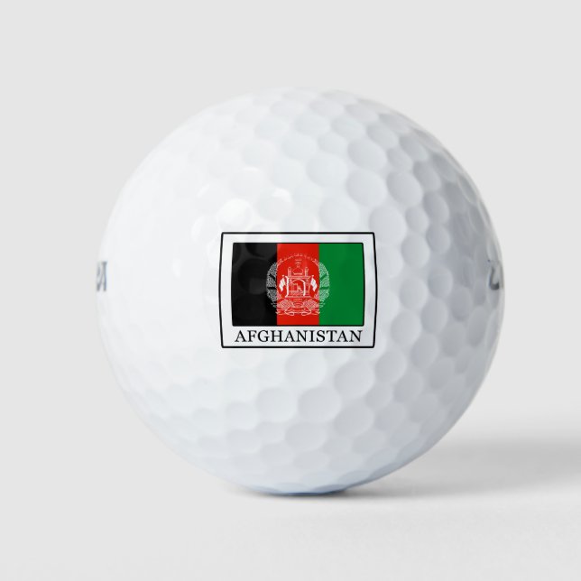Pelotas De Golf Afganistán (Anverso)