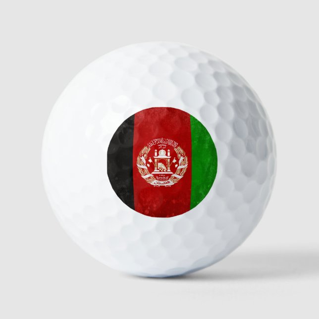 Pelotas De Golf Afganistán (Anverso)