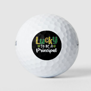 Pelotas De Golf Afortunado de ser la escuela principal en el Día d