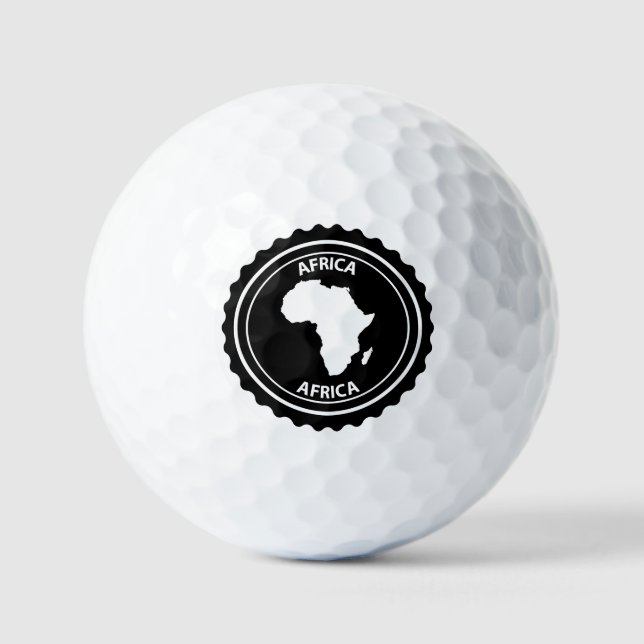 Pelotas De Golf África (Anverso)
