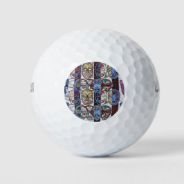 Pelotas De Golf African Masks V2