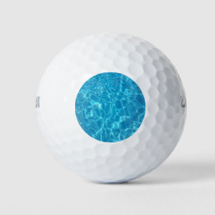 Pelotas De Golf Agua de Piscina Azul Celeste Cristalina