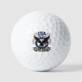 Pelotas De Golf Águila Americana Patriótica 250 Años 1776-2026