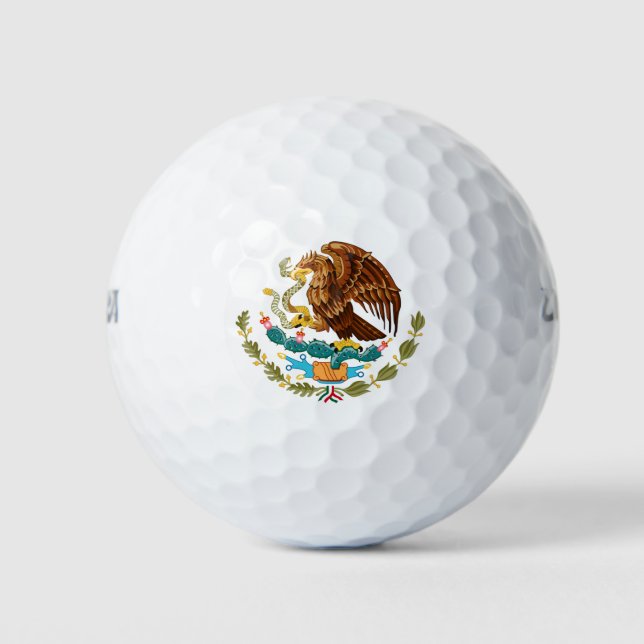 Pelotas De Golf Águila mexicana (Anverso)