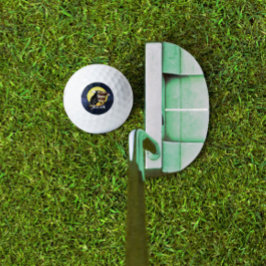 Pelotas De Golf Águila roja patriótica, blanca y azul para el calv