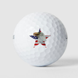 Pelotas De Golf Águila Vigilante, Bandera Estadounidense, Patrióti