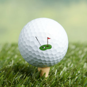 Pelotas De Golf Agujero del campo de golf con bandera