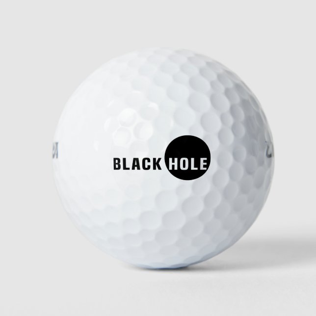 Pelotas De Golf Agujero negro (Anverso)