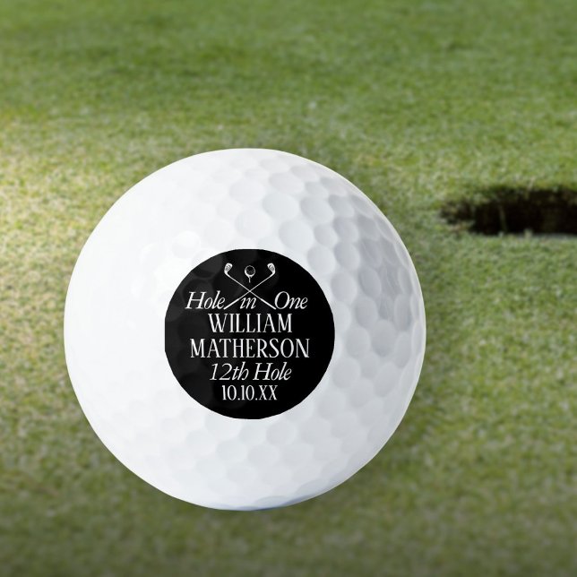 Pelotas De Golf Agujero personalizado en un mejor golfista (Personalized Hole in One Best Golfer Golf Balls)