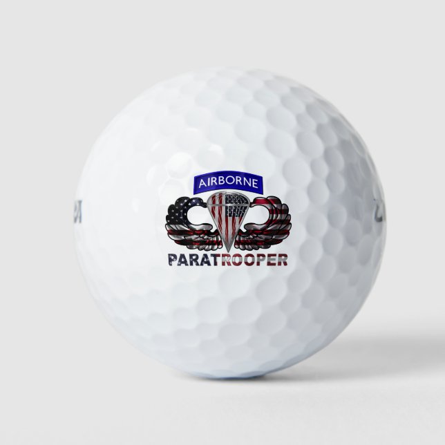 PELOTAS DE GOLF AIRBORNE PARATROOPER (Anverso)