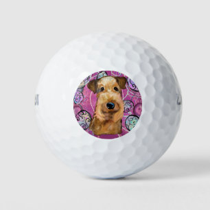 PELOTAS DE GOLF AIREDALE TERRIER