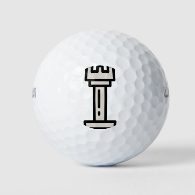 Pelotas De Golf ajedrez (Anverso)
