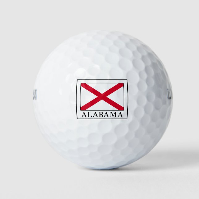 Pelotas De Golf Alabama (Anverso)