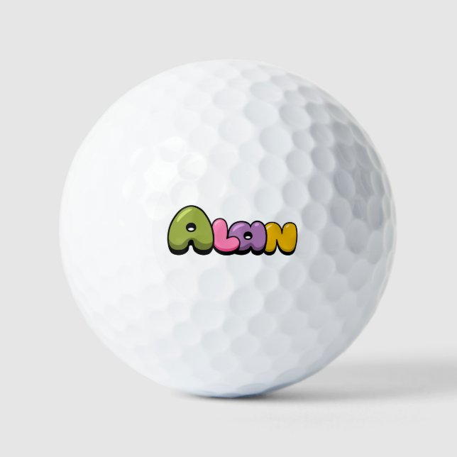 Pelotas De Golf Alan (Anverso)
