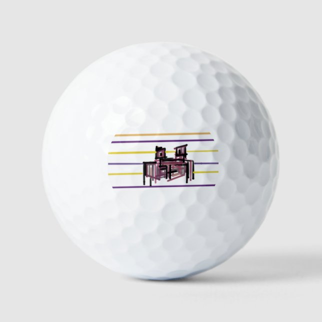 Pelotas De Golf Alegría de verano de cangrejo (Anverso)
