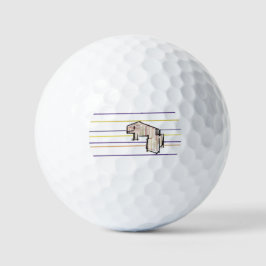 Pelotas De Golf Alegría veraniega de la ballena beluga