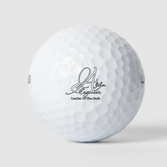 Pelotas De Golf Alfa Engineer (Anverso)