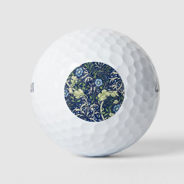 Pelotas De Golf Algas marinas (por William Morris) (Anverso)