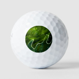 Pelotas De Golf Algas verdes y agua a 6 gbcnm