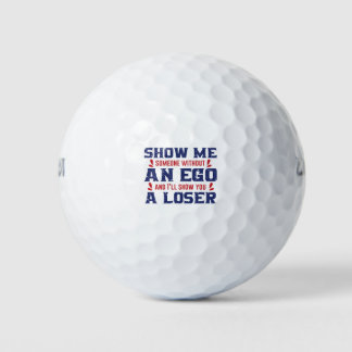 Pelotas De Golf Alguien sin un perdedor de ego Trump