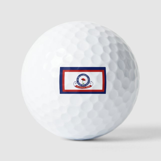 Pelotas De Golf ALIANZA OHIO Magnet (Anverso)