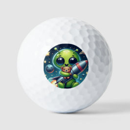 PELOTAS DE GOLF ALIEN CON COHETES
