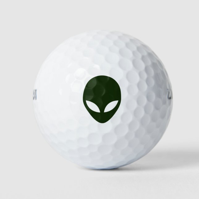 Pelotas De Golf Alien Face (Anverso)