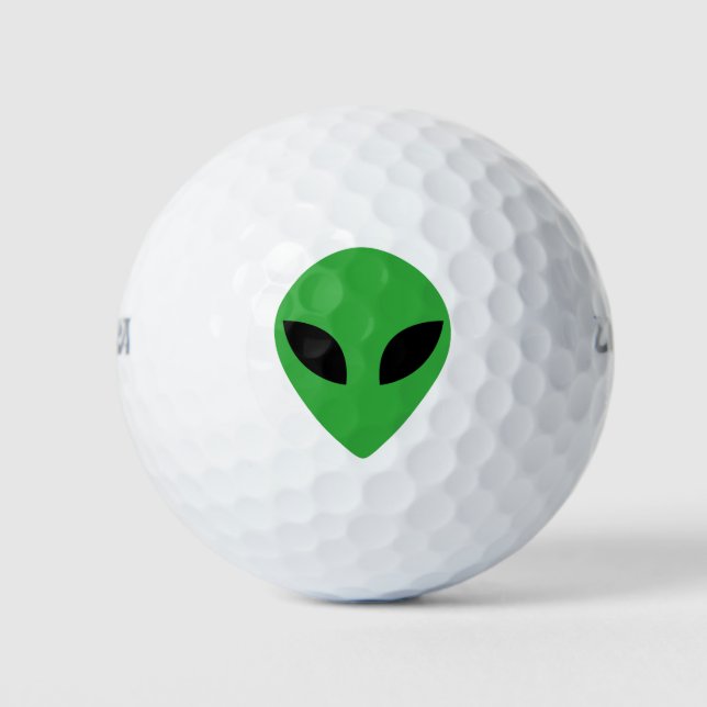 Pelotas De Golf Alien Head (Anverso)
