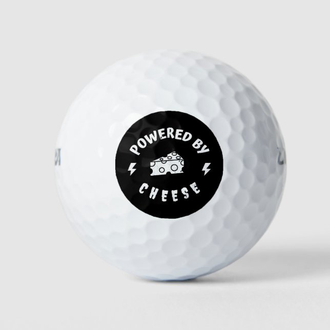 Pelotas De Golf Alimentado Por Queso (Anverso)