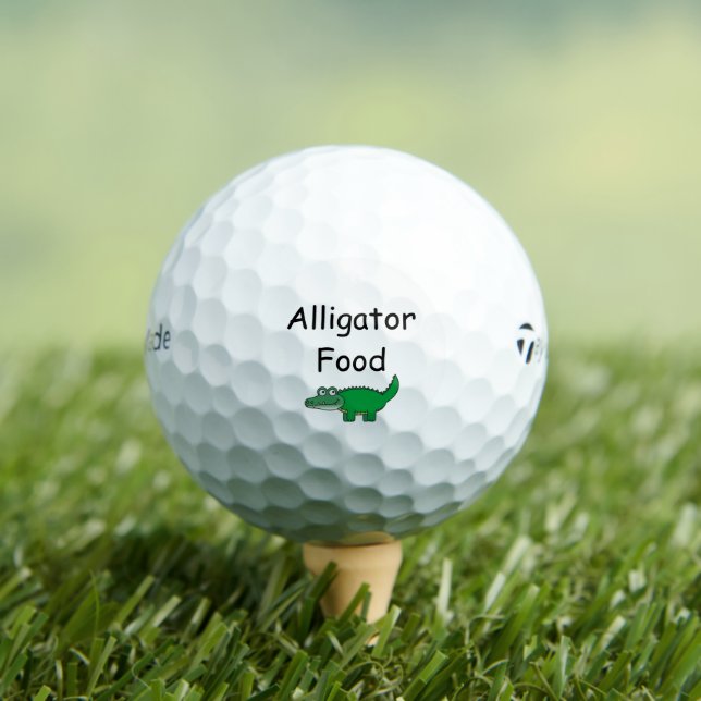 Pelotas De Golf Alligator Food Taylor Made (Camiseta in situ)