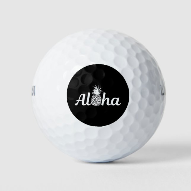 Pelotas De Golf Aloha (Anverso)