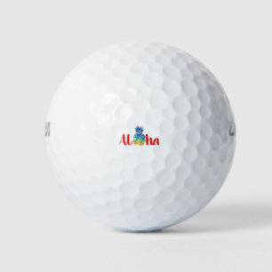 Pelotas De Golf Aloha Pineapple Hawaii