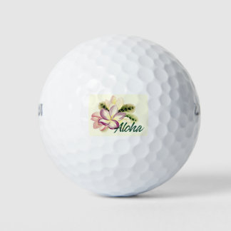 Pelotas De Golf Aloha Plumeria